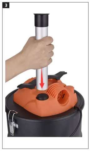 MEEC TOOLS 009642 ASH Vacuum Cleaner 3