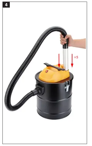 MEEC TOOLS 009642 ASH Vacuum Cleaner 4