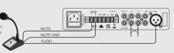 AUSTRALIAN MONITOR PICOBLUv2 Mixer Amplifier 6