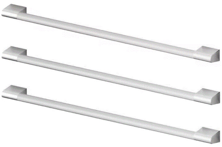 FISHER PAYKEL 25919 32 Inch Professional Round Flush Handle Kit for Integrated French Door Refrigerator Freezer