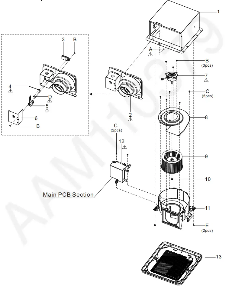 Panasonic-RG-C811A-Ventilating-Fan-FIG1