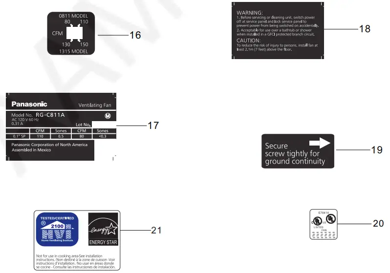 Panasonic-RG-C811A-Ventilating-Fan-FIG3