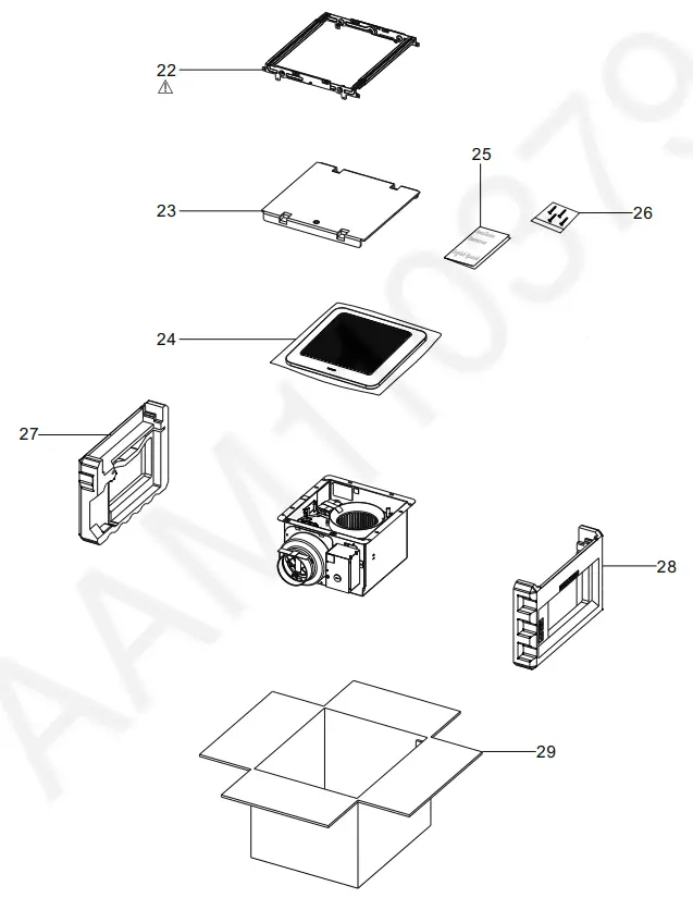 Panasonic-RG-C811A-Ventilating-Fan-FIG4