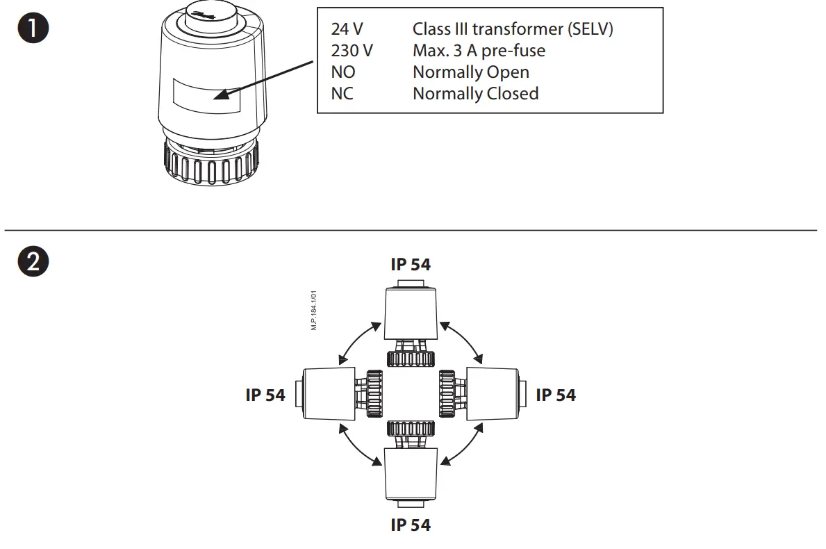 Danfoss TWA-Q Actuators Operating Instructions