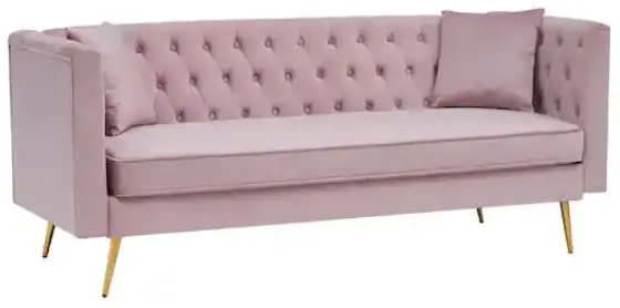 URTR-WYX-205V-28-Inch-W-Flared-Arm-Sofa-Velvet-Upholstery-Bed-Sofa-Modern-Style-Straight-Sofa-product