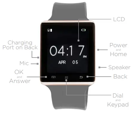 iTOUCH Air 2 Smartwatch 41mm Gold Case-fig2