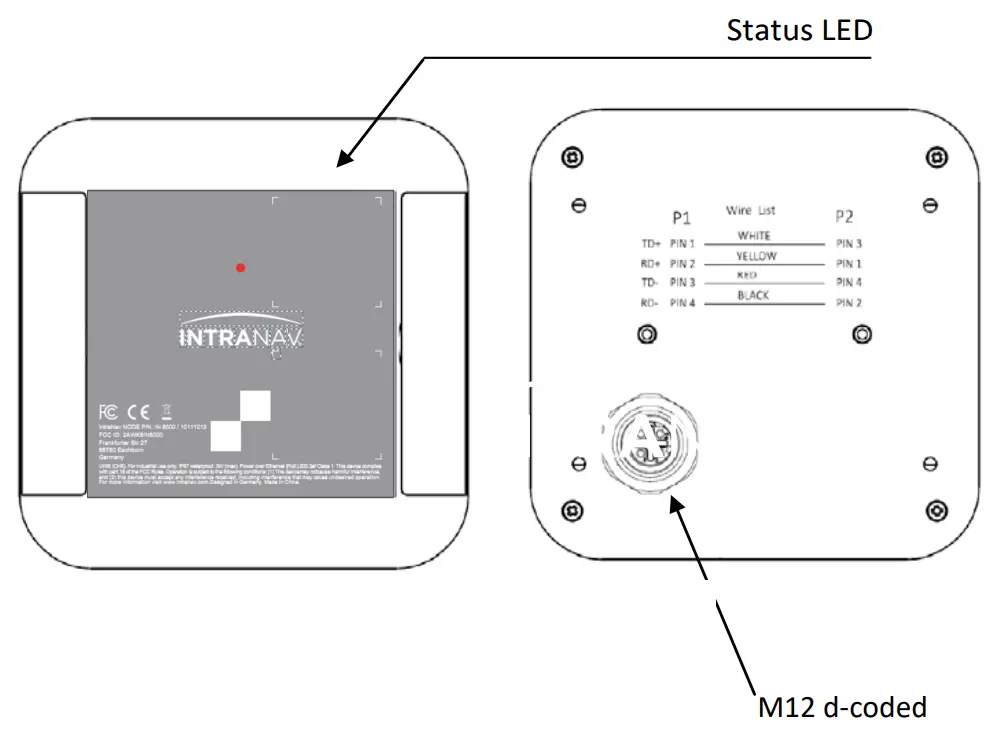 INTRANAV Node RTLS Node IN6000 with WiFi IN6200 -INTRANAV Node RTLS Node IN6000 with WiFi IN6200 -