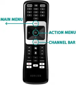 Remote Main Menu