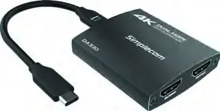 Simplecom DA330 USB-C to Dual HDMI MST Adapter - cover