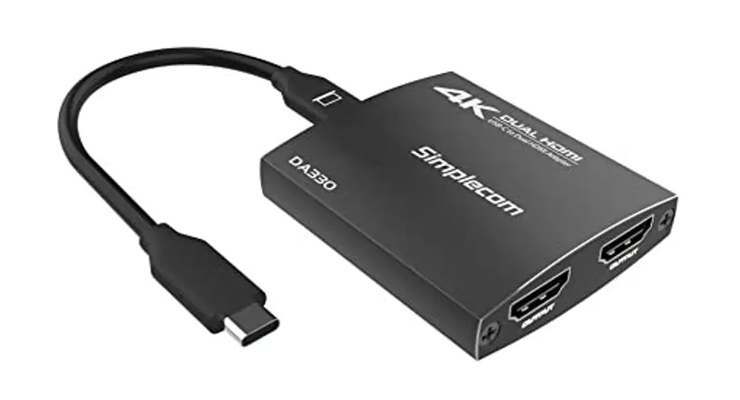 Simplecom Da330 Usb-c To Dual Hdmi Mst Adapter User Manual Simplecom Da330 Usb-c To Dual Hdmi Mst Adapter User Manual
