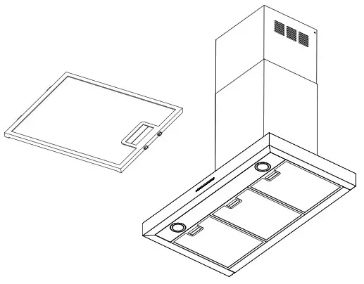 GE APPLIANCES UVW8301 Wall Hoods - Filters