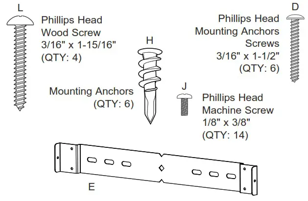 GE APPLIANCES UVW8301 Wall Hoods - HARDWARE COMPONENTS