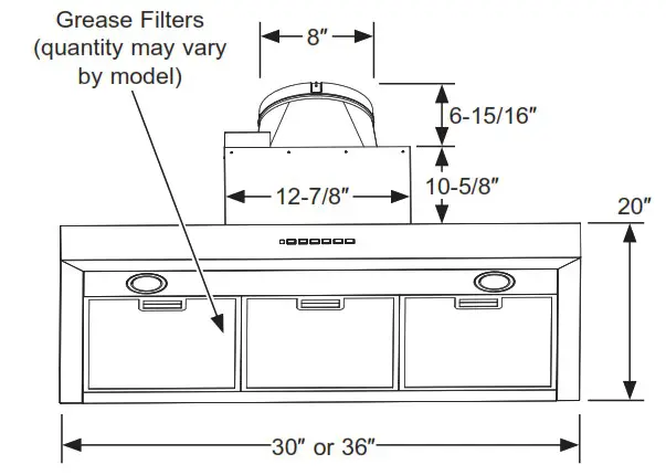 GE APPLIANCES UVW8301 Wall Hoods - Installation Preparation 2