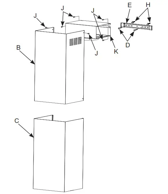 GE APPLIANCES UVW8301 Wall Hoods - Installation Preparation 4