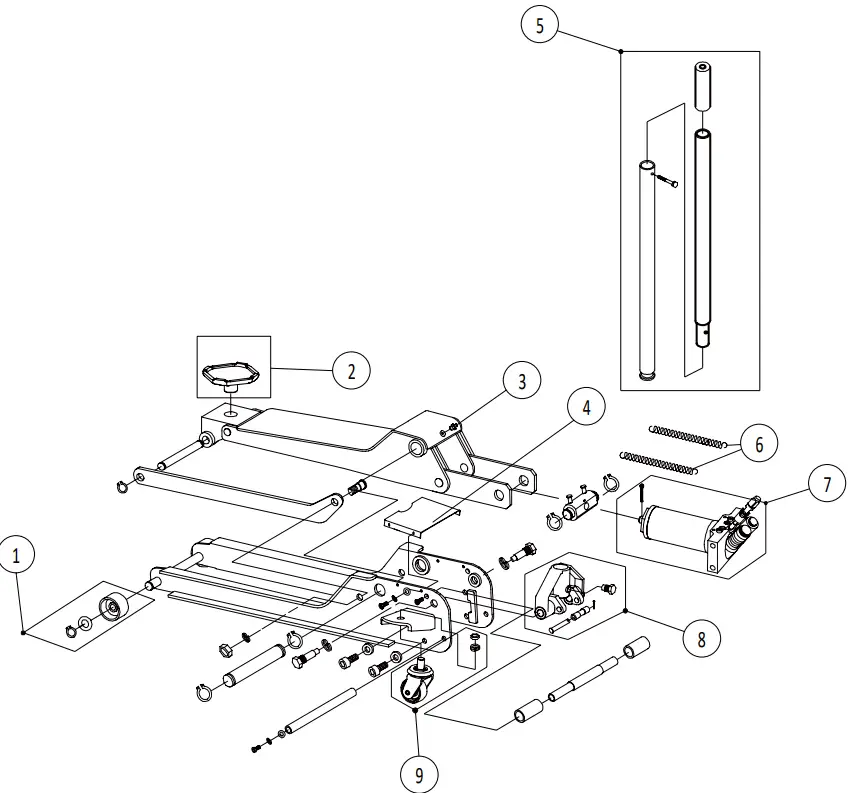 BRABEREQ 35.400.102 Hydraulic Floor Jack-fig2