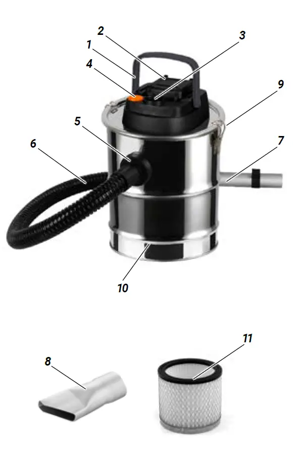 BATAVIA MAXXPACK 18V Cordless ash vacuum cleaner fig 1