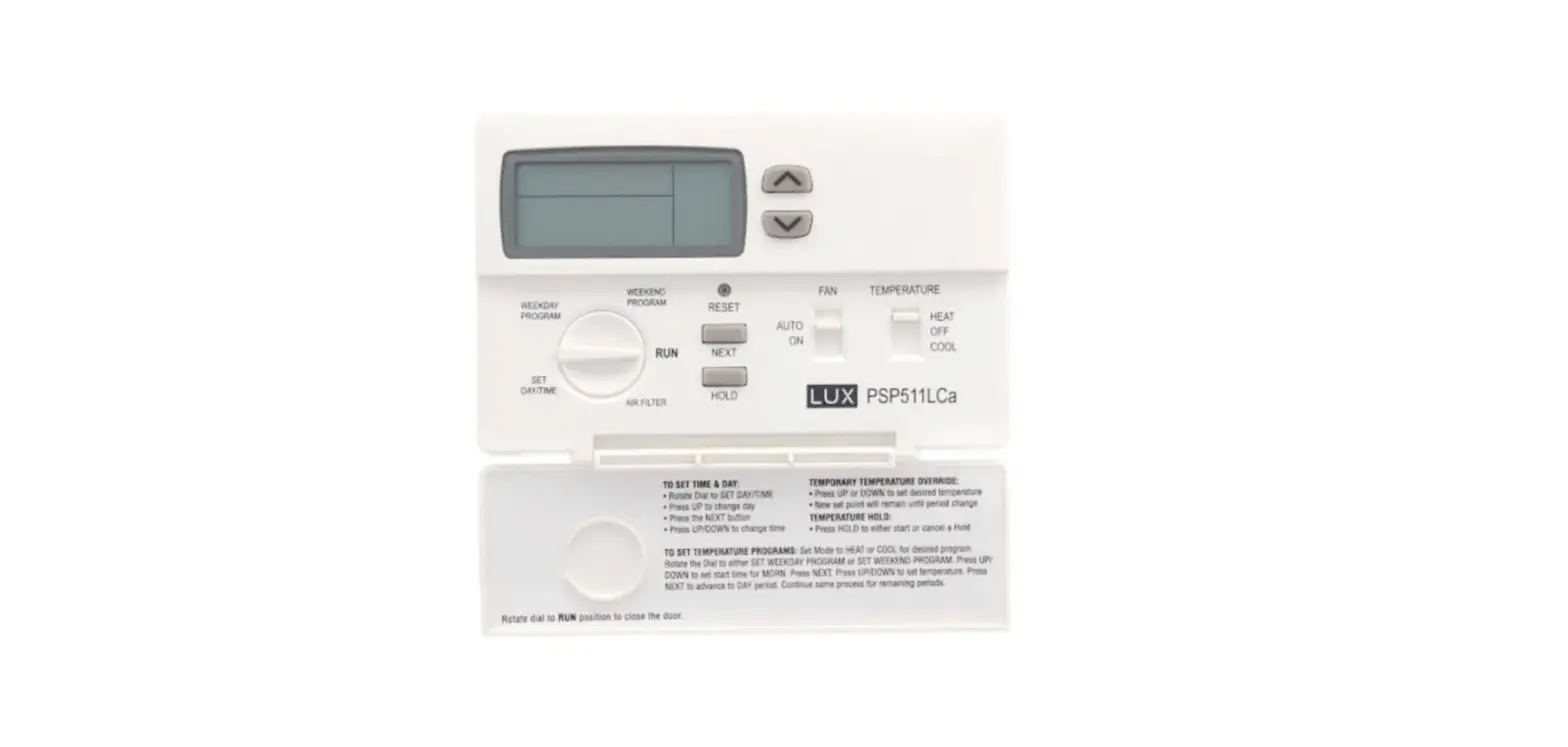 Luxpro ‎psp511lc Thermostat Separate Program User Manual
