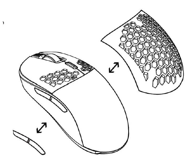 tecware PULSE AMBIDEXTROUS Wireless Mouse 4