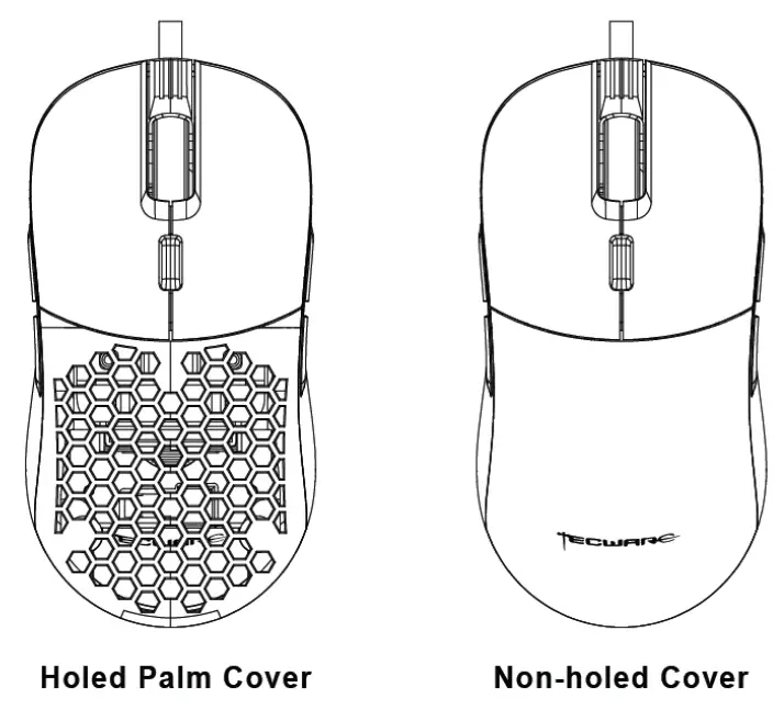 tecware PULSE AMBIDEXTROUS Wireless Mouse 6
