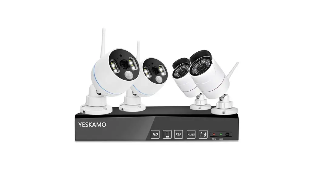 Yeskamo Tj06-10804-2tb Wifi Security Camera System User Guide