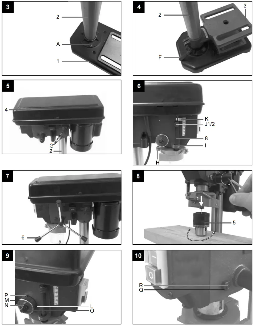 scheppach 5906808901 Drilling Machine fig 1