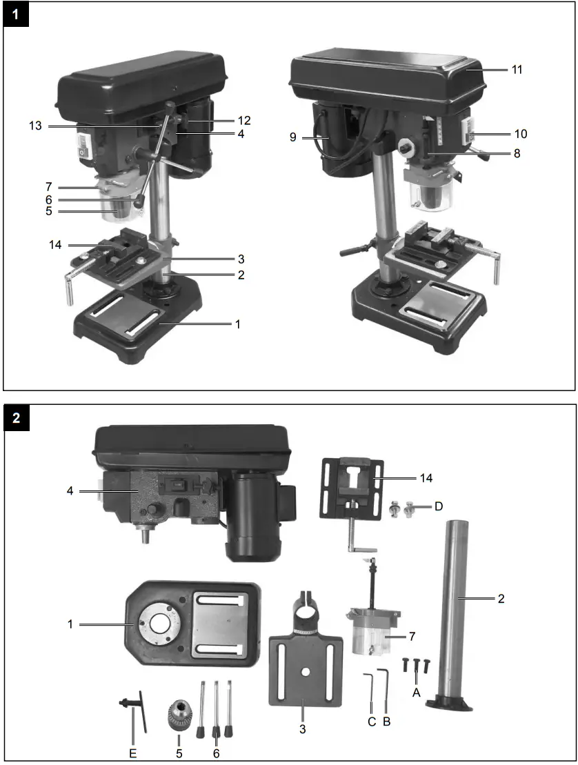 scheppach 5906808901 Drilling Machine fig