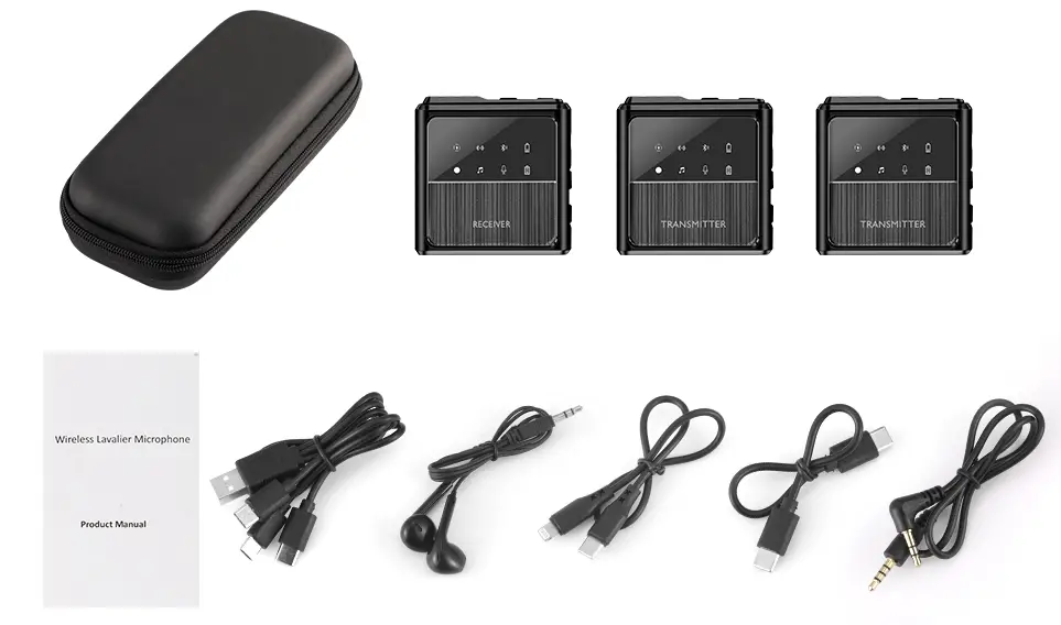Dual Wireless Lavalier Microphone (8)