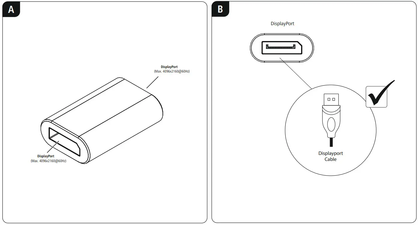 hama 00200345 Display Port Adapter