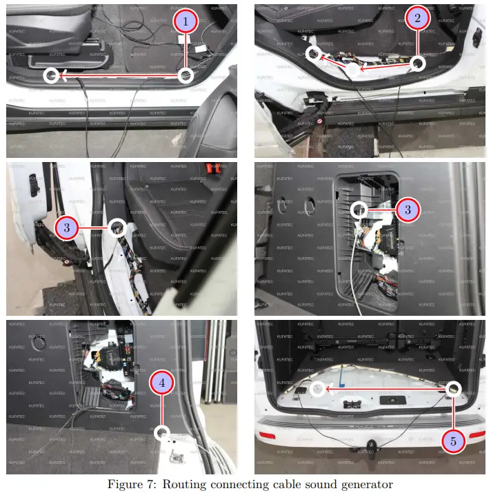 Routing connecting cable