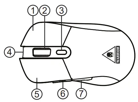 Kruger-Matz-KM0784-Wireless-Gaming-Mouse-fig-1