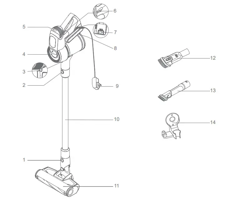 JIMMY JV53 Lite Handheld Cordless Vacuum Cleaner - Figure 1