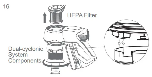 JIMMY JV53 Lite Handheld Cordless Vacuum Cleaner - Figure 16