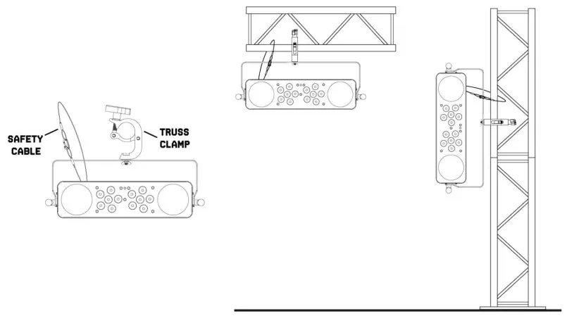 beamZ Strobe Moon 2 in 1 Party Effect
