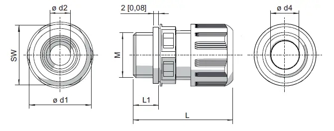 STAHL-265083-Cable-Gland-with-Multiple-Sealing-Insert-Black-Instruction-FIG-1