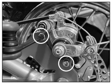 Razor MX500 Brake Caliper Front and Back - Required Tools - Step 3