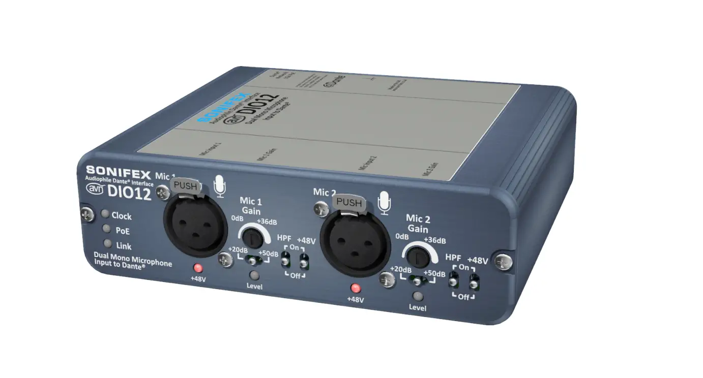 Sonifex Avn-dio12 Dual Microphone User Manual