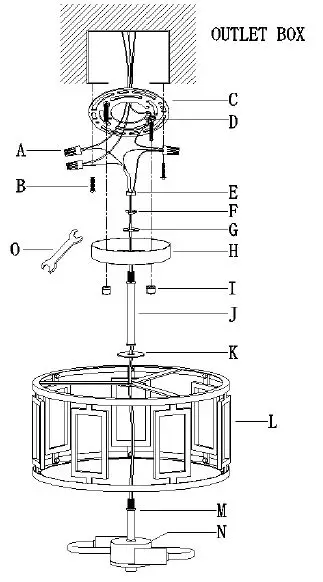Uolfin 4978119 2-Light 12 Inch LED Semi-flush Mount Light-3