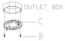 Uolfin 4978119 2-Light 12 Inch LED Semi-flush Mount Light-7