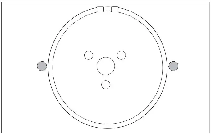 DOMETIC PT2000-2 Steering System Pro Trim Installation Guide - Hydraulic Steering System Wire Passage—Option 1 Holes