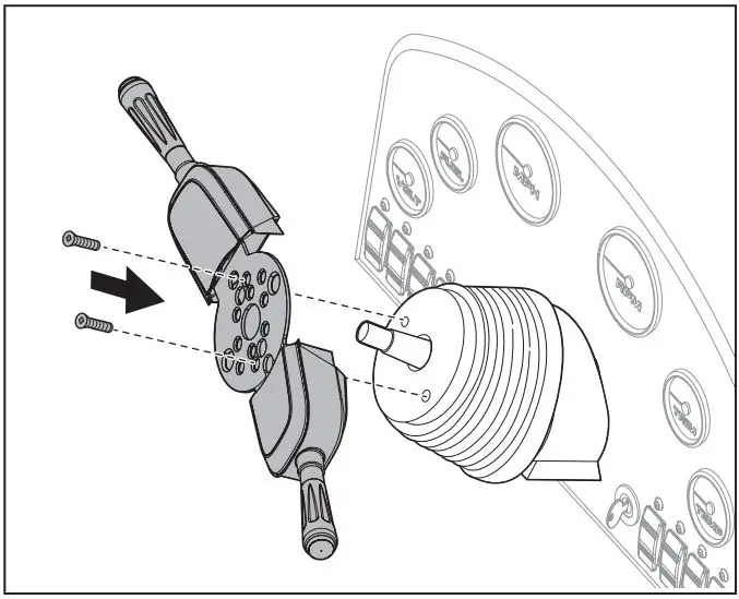 DOMETIC PT2000-2 Steering System Pro Trim Installation Guide - Mount the Switch Assembly