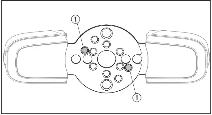 DOMETIC PT2000-2 Steering System Pro Trim Installation Guide - Performance Tilt Steering System Drill Locations