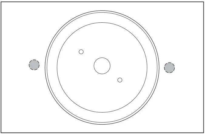 DOMETIC PT2000-2 Steering System Pro Trim Installation Guide - Performance Tilt Wire Passage—Option 1 Holes