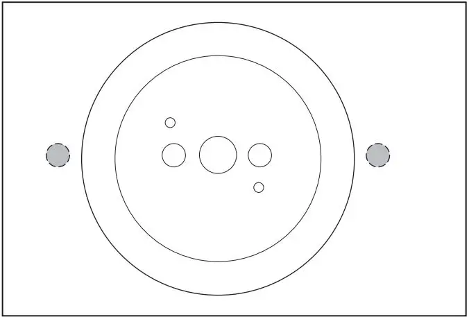 DOMETIC PT2000-2 Steering System Pro Trim Installation Guide - Rack Steering System Wire Passage—Option 1 Holes