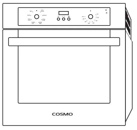 COSMO C51EIX 24 Inch Built In Electric Wall Oven -