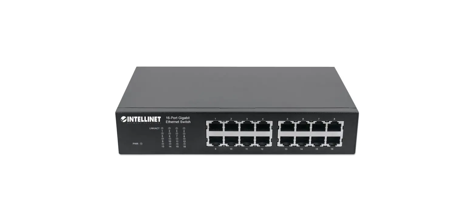 Intellinet 561068 16 Port Gigabit Ethernet Switch Instructions