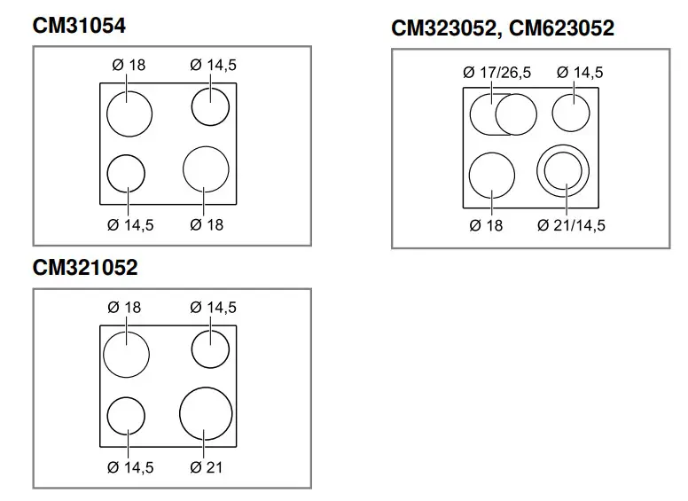 Constructa CM321052 Induction Hob