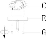 ZEVNI A04585 Nat 16 Inch Wide Black 8 Light Chandelier-04