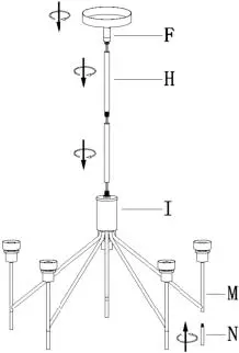 ZEVNI A04585 Nat 16 Inch Wide Black 8 Light Chandelier-06