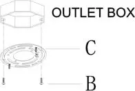 ZEVNI A04585 Nat 16 Inch Wide Black 8 Light Chandelier-07