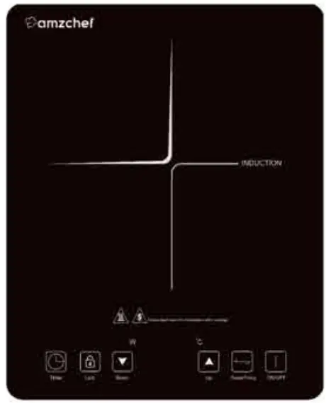 amzchef SK-20CB16T Single Induction Cooker - Featured Image